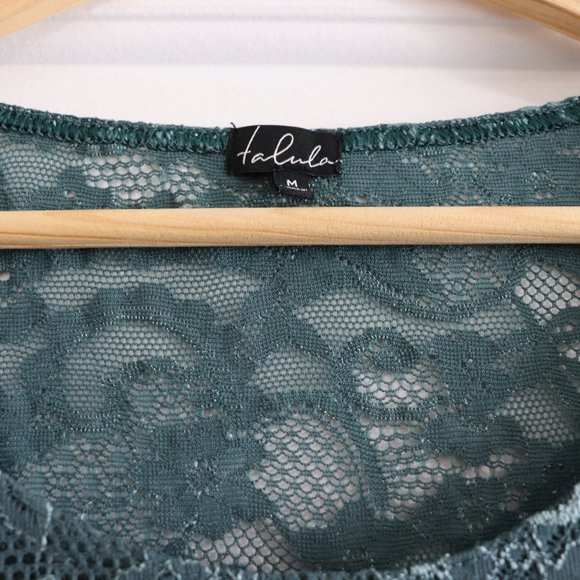 Talula | Turquoise Lace dress - Picture 3 of 5